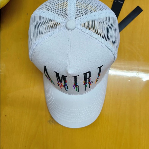 AMIRI White Hat with Multicolor Logo - Picture 3 of 11